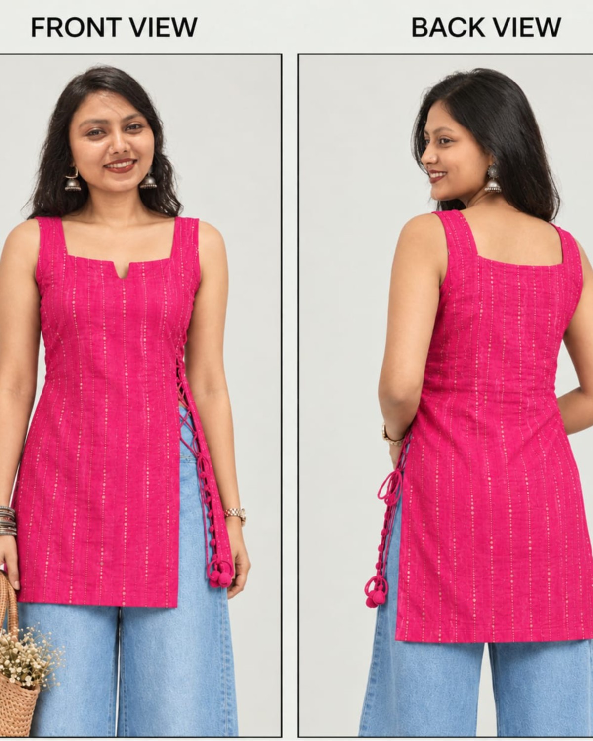 Pink Short Kurti – Modern Everyday Edit - Kurtis