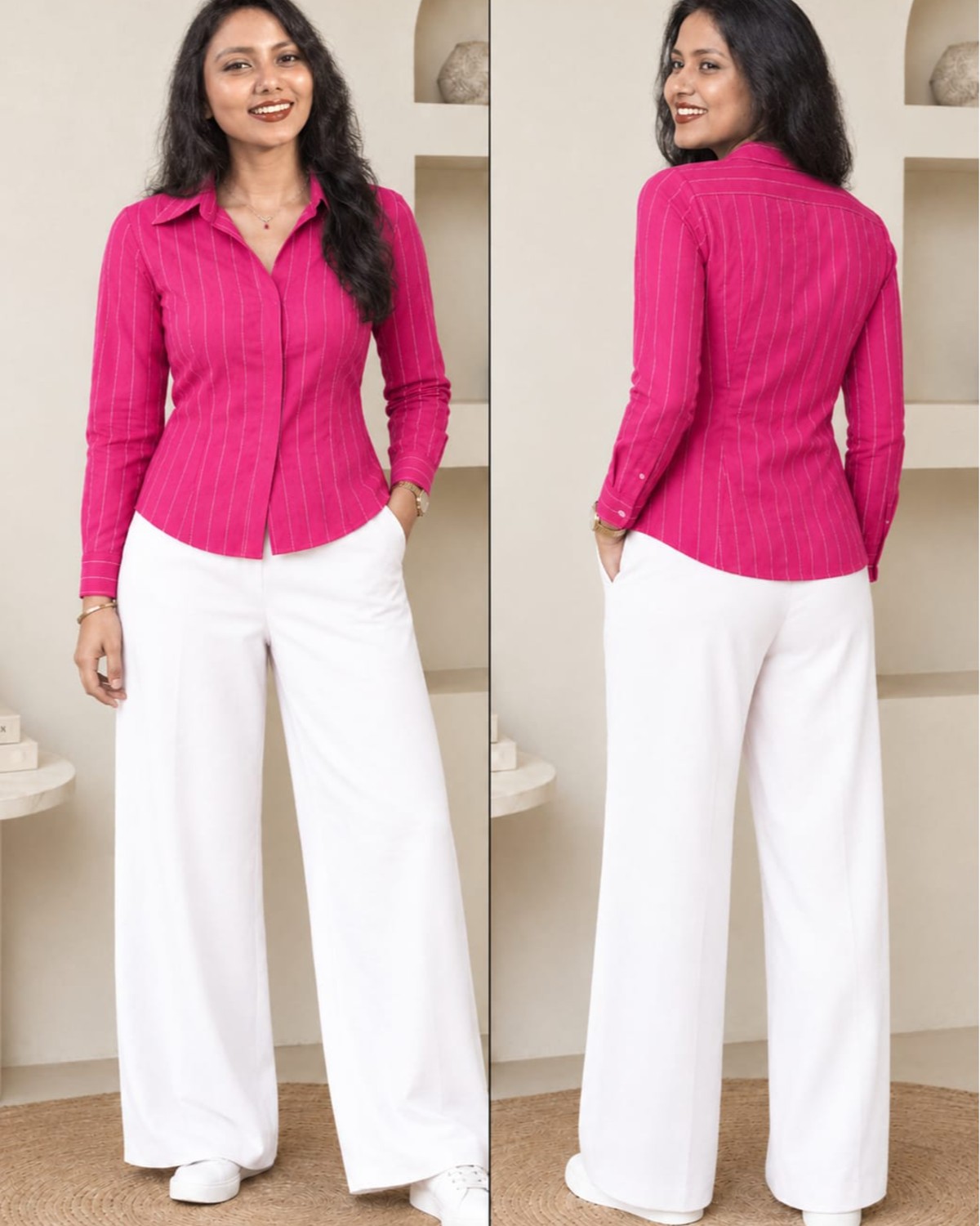 Pink Office Shirt – Everyday Workwear Chic - Office Wear